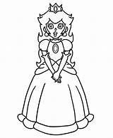 Princess Coloring Pages Print Peach Mario Kids Printable Daisy Rosalina Bros Paper Clipart Color Super Bestcoloringpagesforkids Colouring Sheets Clip Popular sketch template