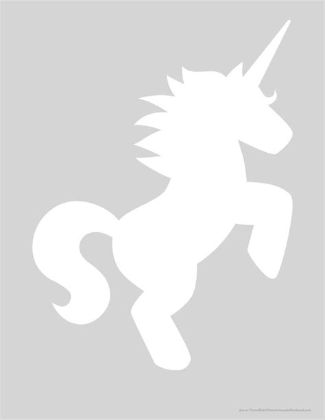 printable unicorn head templates   unicorn printables