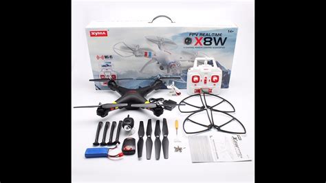 unboxing drone syma xw pt br youtube