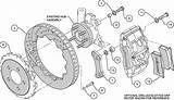 Brake Front Wilwood Assembly Kit Hat Schematic Disc Superlite Forged Big sketch template