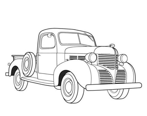 ford truck coloring pages sketch coloring page