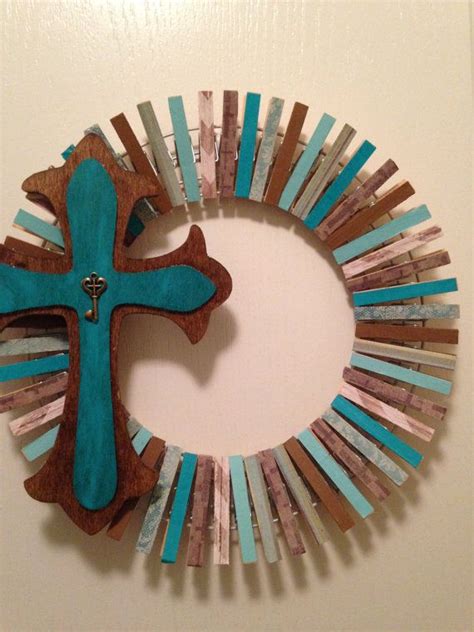 clothes pin wreaths by theprimcrafter on etsy breast
