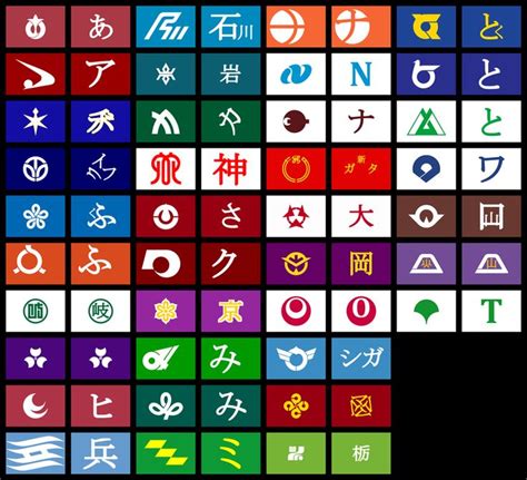 some flags of the japanese provinces japanese prefectures flag