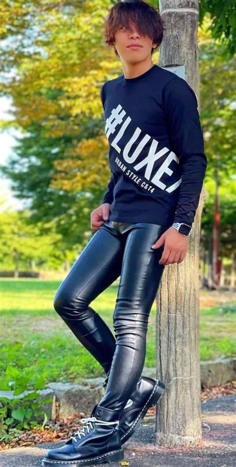 99 Likes Tumblr Pants Outfit Men Leather Pants Outfit Tight
