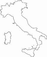 Italy Map Coloring Outline Printable Pages Supercoloring sketch template