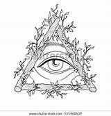 Illuminati Masonic Freemason Providence sketch template