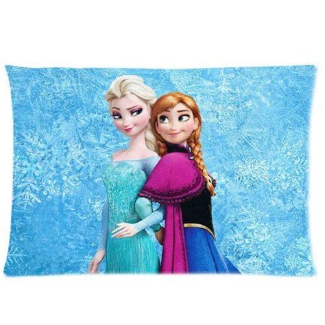 Famous Cartoon Frozen Elsa Anna Let It Go 2 Sides 20x30 Inch Zippered