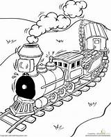 Coloring Zamboni Getcolorings Trains Train sketch template