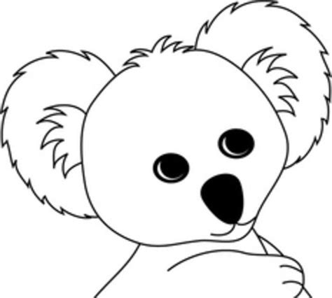 koala bear printable coloring pages cute koala coloring page