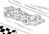 Coloring Car Race Formula Pages Large sketch template