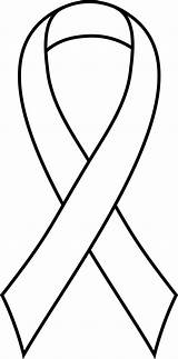 Cancer Breast Printable Ribbon Clipart Clip Cliparts sketch template