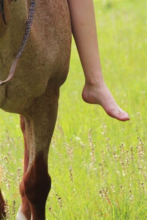 One Of My Favorite Ways To Ride In Summer Bareback And Barefoot