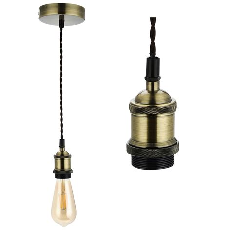 brass pendant light fitting erigiestudio