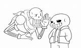 Undertale Papyrus Bestcoloringpagesforkids Coloringpagesonly Frisk Xcolorings sketch template