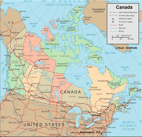 canada map map pictures