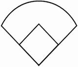 Baseball Softball Field Diamond Printable Diagram Outline Clipart Blank Template Drawing Sheet Cliparts Positions Game Clip Use Library Clipartbest Print sketch template