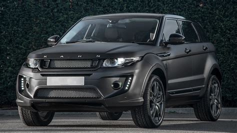 Range Rover Evoque Gets All Matte Black Carbon Fiber