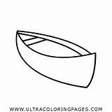 Canoa Colorir Colorare Canoe Ultracoloringpages sketch template