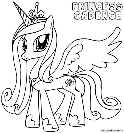mlp princess cadence coloring pages shining armor coloring pages