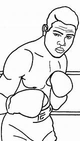 Boxing Coloring Pages Boxer Kids Printable Sport Sports Drawing Sheets Louis Joe Male Color Anycoloring Choose Board Kangaroo Fall Online sketch template