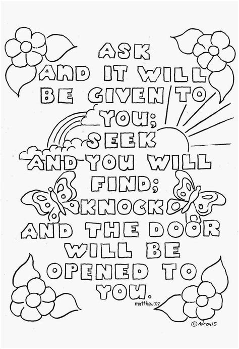 printable bible coloring pages  scriptures  printable