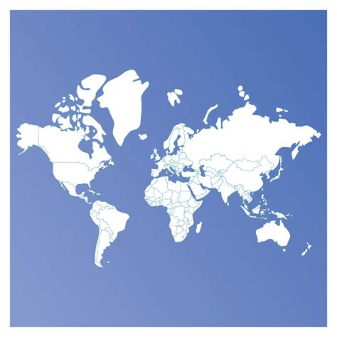 world map  printable printable template