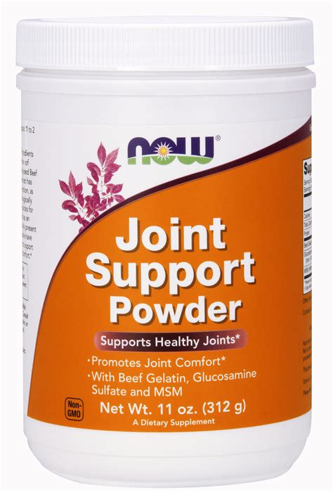 supplements joint support powder  beef gelatin glucosamine sulfate  msm  ounce