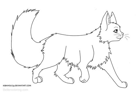 warrior cats coloring pages big tail  printable coloring pages