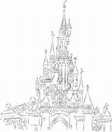 Castle Coloring Princess Pages Disney Getcolorings sketch template
