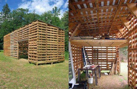 pin  dee phelan  pallet ideas pallet barn pallet house recycled pallets