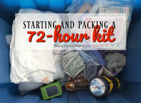 starting   hour kits   store  preparednessmama