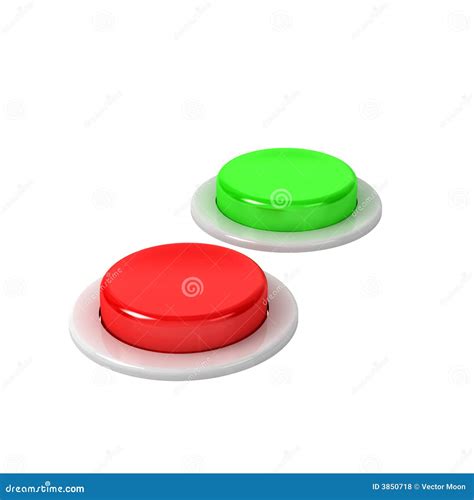 buttons isolated  white stock illustration illustration  abstract concept