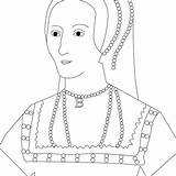 Boleyn sketch template