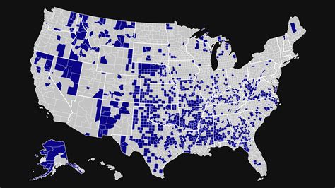 this is a map of america s broadband problem the verge