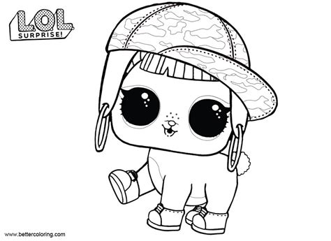 lol pets coloring pages bunny hun  printable coloring pages