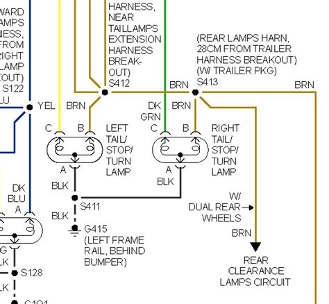 chevy  brake light wiring diagram wiring diagram