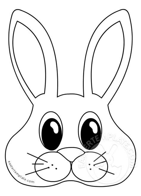 ideas  coloring printable bunny template
