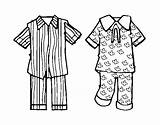 Pajamas Coloring Pajama Kids Coloringcrew Party Pyjama Color Clip Pages Fashion Pijama Dia Do Colouring Preschool Pj Cute Template Activities sketch template