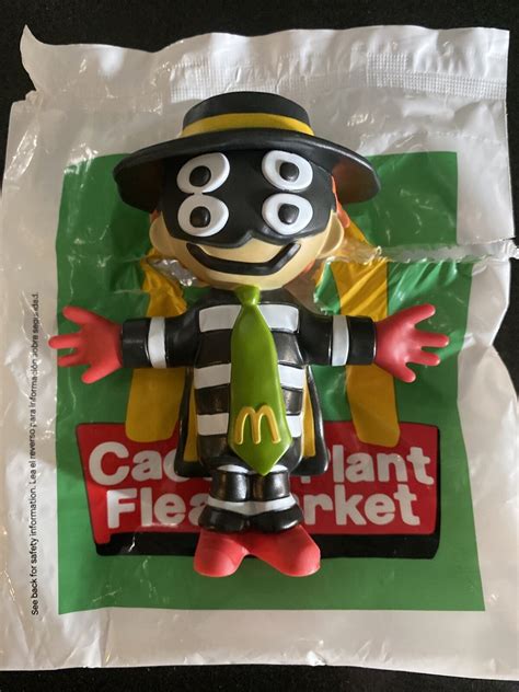 Mavin Mcdonalds Adult Happy Meal Box Hamburglar Toy Cactus Plant Flea