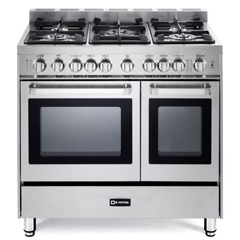 gas double oven range  convection ovens stainless steel wayfair