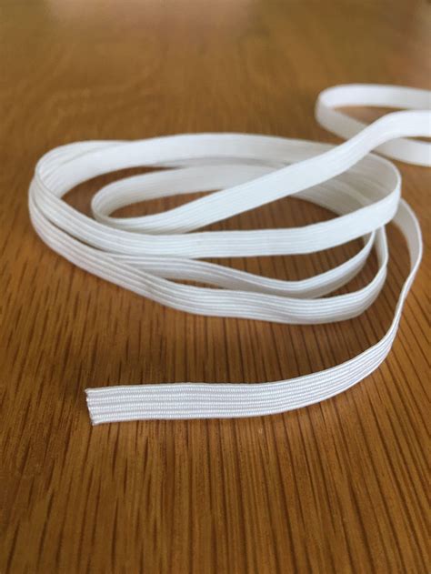 mm elastic  cord white amazing craft