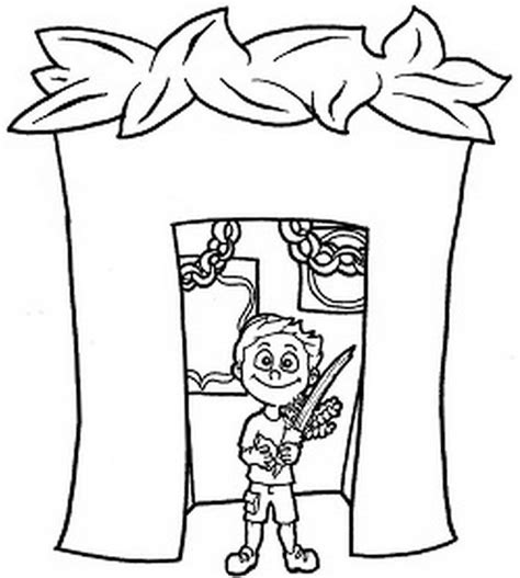 sukkot coloring pages  kids family holidaynetguide  family