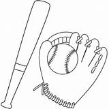 Baseball Coloring Bat Glove Sports Pages Ball Kids Print Father Printable Fathers Color Football Cartoon Bigactivities Just Con Cute Sport sketch template