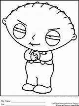Coloring Stewie Guy Pages Family Chris Getcolorings Popular Color Printable Kids sketch template
