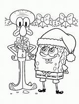 Spongebob Coloring Squidward Pages Christmas Patrick Star Drawing Printable Book Color Comments Tentacles Library Getdrawings Clipart Choose Board Sponge Bob sketch template