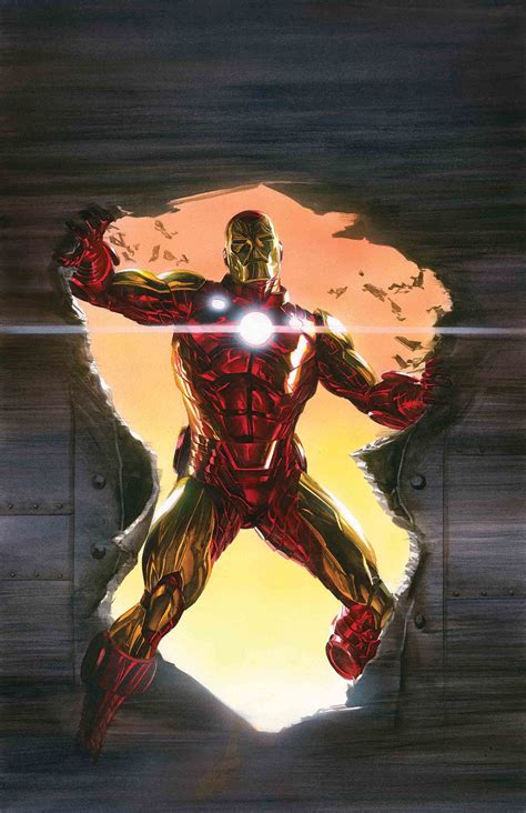 invincible iron man  ross cover fresh comics