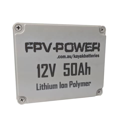 fpv power ah kayak lithium battery  charger combo