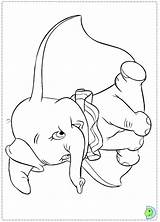 Dumbo Coloring Baby Mom Pages Dinokids Template Coloringdisney sketch template