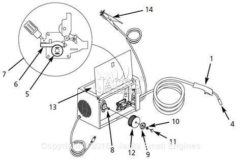 campbell hausfeld wg parts diagram  arc welder parts