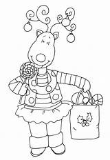 Dearie Dolls Candy Digi Stamps Reindeer Coloring Freedeariedollsdigistamps Pages Unknown Pm Posted Book Embroidery Christmas Colouring sketch template